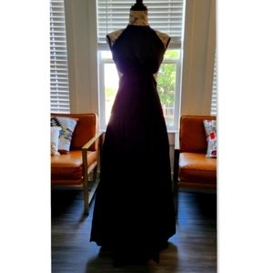 New Bohemian Halter Cutout Maxi Dress